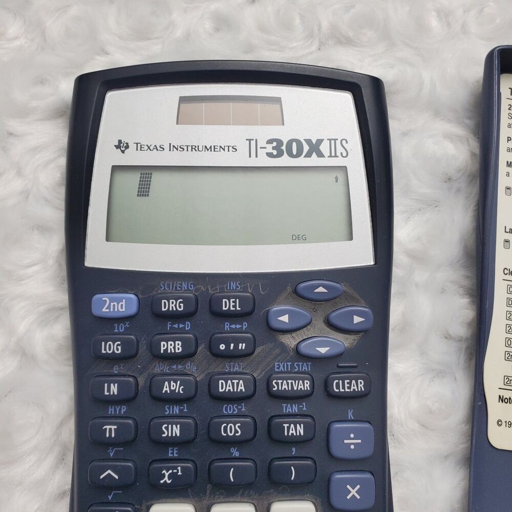 Texas Instruments TI-30XIIS Scientific Calculator Blue 2-Line Display - Picture 4 of 9